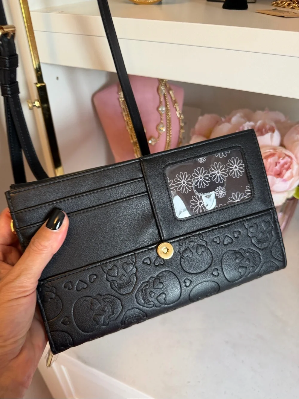 Betsey Johnson structured crossbody